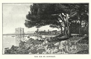 Ile St Honorat (gravering) av English School