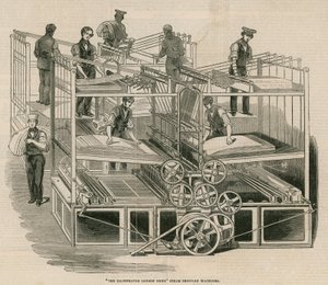 The Illustrated London News damptrykkmaskiner av English School
