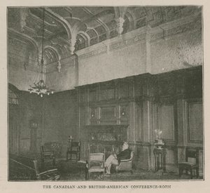 The Imperial Institute: Det kanadiske og britisk-amerikanske konferanserommet av English School