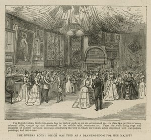 The Imperial Institute: The Durbar Room, som ble brukt som salong for Hennes Majestet av English School