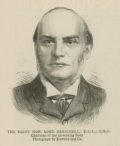 The Imperial Institute: The Right Honorable Lord Herschell, styreleder for det styrende organ av English School