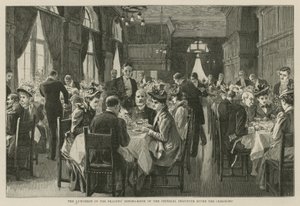 The Imperial Institute: Lunsjen i Fellows-spisesalen etter seremonien av English School