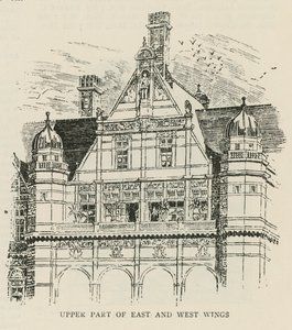 Imperial Institute: Øvre del av øst- og vestfløyene av English School