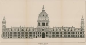 The Imperial Institute, design av A W Blomfield av English School