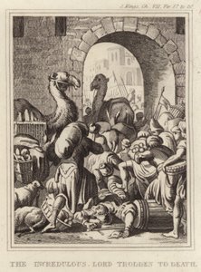 Den vantro Lord Trodden to Death av English School