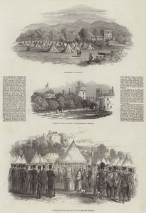 Opprøret i Irland (gravering) av English School