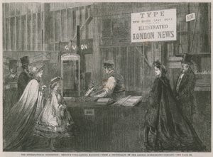 Den internasjonale utstillingen; Besleys typestøpemaskin av English School