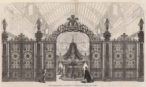 Den internasjonale utstillingen; Coalbrookdale Gales and Court av English School