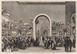 Den internasjonale utstillingen; Utsikt over bildegalleriet mot øst av English School