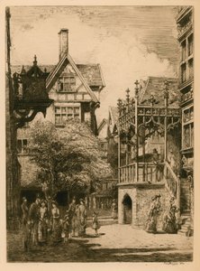 Den internasjonale helseutstillingen i South Kensington: den gamle gaten i London av English School
