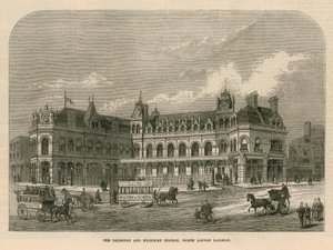Islington og Highbury Station, North London Railway av English School