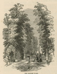 Den italienske vandringen i Vauxhall Gardens av English School