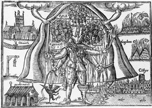 Rikets monster frigjort fra himmelen, ca. 1640-43 av English School