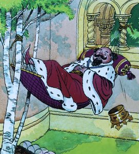 Die verlorene Krone des Königs von English School