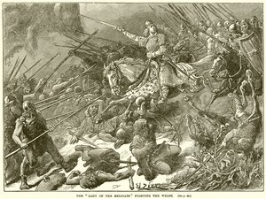 The Lady of the Mercians kjemper mot waliserne av English School