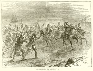 Landingen av Monmouth av English School