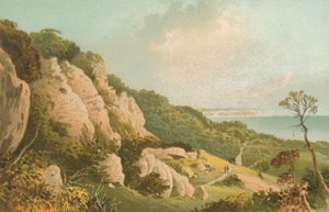 Jordskredet nær Ventnor--Isle of Wight av English School