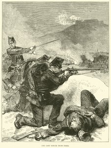 The Last Sortie fra Paris, januar 1871 av English School