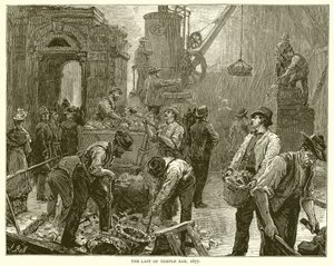 The Last of Temple Bar, 1877 av English School