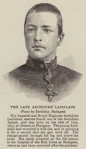 Den avdøde erkehertug Ladislaus (gravering) av English School