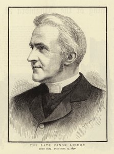 The Late Canon Liddon (gravering) av English School