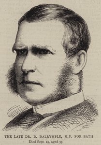 The Late Dr D Dalrymple, MP for Bath (gravering) av English School