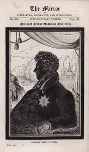 Den avdøde kong George IV av English School