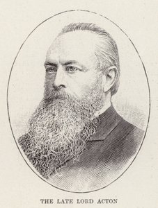 Den avdøde Lord Acton (gravering) av English School