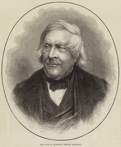 Den avdøde M Michelet, fransk historiker (gravering) av English School