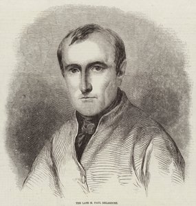 The Late M Paul Delaroche (gravering) av English School