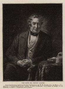 Den avdøde Mr Henry Graves (gravering) av English School