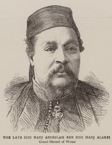 Thalat Sidi Hadj Abdessalem Ibn Sidi Hadj Al-Arabi (gravering) av English School