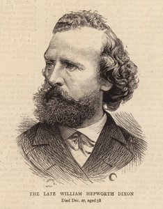 Den avdøde William Hepworth Dixon (gravering) av English School