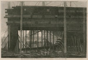 Leviathan under byggingen av English School