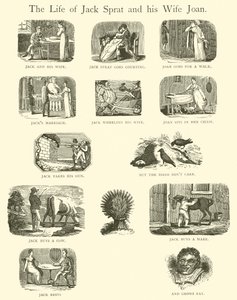 Das Leben von Jack Sprat und seiner Frau Joan von English School