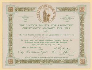London Society for Promoting Christianity blant jødene av English School