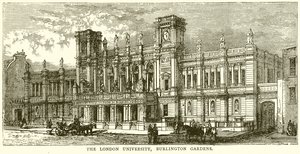 London University, Burlington Gardens av English School