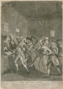 Lotterikontoret. 1777 av English School