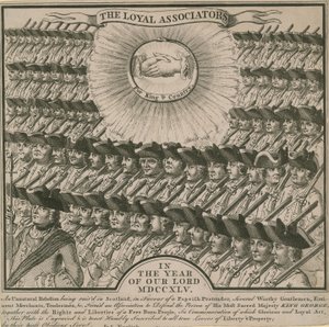 Loyal Associators i år 1745 av English School