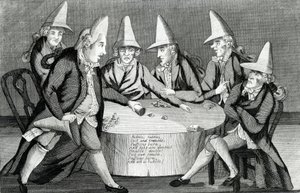 The Macaroni Cauldron, utgitt av M. Darly, 1772 (mezzotint) av English School
