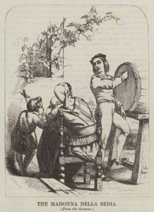 The Madonna of the Chair (gravering) av English School