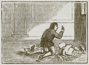 Mannen og hans tregud (gravering) av English School