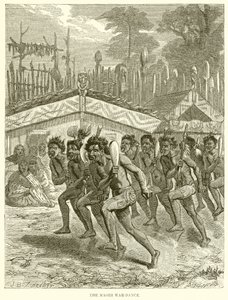 Maori-krigsdansen av English School