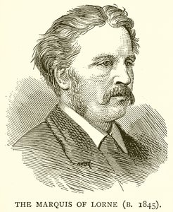 Markisen av Lorne (f. 1845) av English School