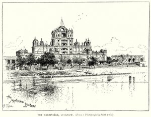 Martiniere, Lucknow (gravering) av English School