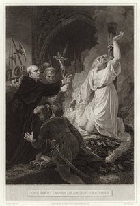 Martyrdommen til Archbp Cranmer av English School