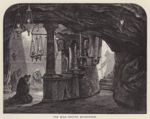 Melkegrotten, Betlehem (gravering) av English School