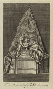 Monumentet til Sir Peter Warren av English School