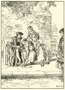 The More Family and the Jester (blekk på papir) av English School