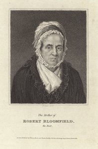 Moren til Robert Bloomfield, poeten (gravering) av English School